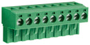 CAMDENBOSS CTBP9200/9 Pluggable Terminal Block, 9 Ways, 300 V, 15 A, 5 mm, 28 AWG, 14 AWG