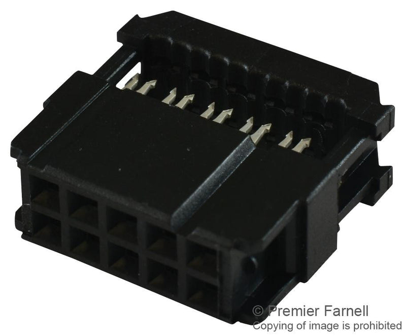 AMP - TE CONNECTIVITY 1-1658621-2 Wire-To-Board Connector, AMP-LATCH Novo Series, 64 Contacts, Receptacle, 2.54 mm, IDC / IDT, 2 Rows