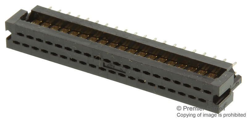 AMP - TE CONNECTIVITY 1-746610-9 Wire-To-Board Connector, 2.54 mm, 40 Contacts, Header, AMP-LATCH Series, IDC / IDT, 2 Rows