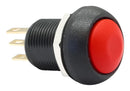 APEM IMR7Z462UL Pushbutton Switch, 12mm, IP67, SPDT, Momentary Spring Return, 28 V, 3 A, Quick Connect