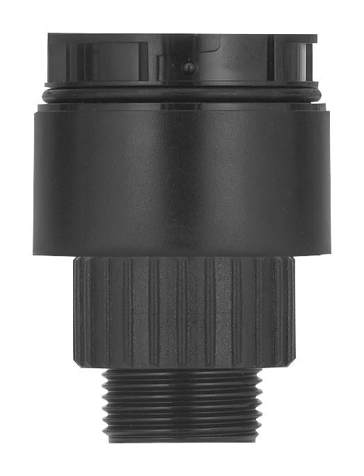 WERMA 63082000 Signal Indicator Accessory, KombiSIGN 40, Adapter, Single Hole Mount, 40mm Dia., Black