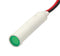 Mallory FL1P-8QW-1-G12V LED GRN 8MM Snap 12VAC/DC STK &pound; 99AC2675