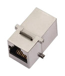 MH CONNECTORS MH3101S-CAT6 In-Line Adaptor, RJ45, Jack, 9 Ways, RJ45, Jack, 8 Ways