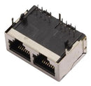 MH CONNECTORS 3012S-02(4.57) Modular Connector, RJ45, MH3012 Series, Jack, 8 Contacts, 8 Ways, 2 Ports