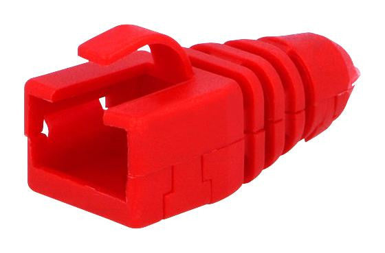 MH CONNECTORS RJ45SRB-RET-R Connector Accessory, Red, Strain Relief Boot, MH Connector Retrofit Series RJ45 Connectors, 1 Ways