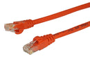 TUK SP1RD Ethernet Cable, Patch Lead, Cat6, RJ45 Plug to RJ45 Plug, Red, 1 m