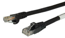 TUK SP1BK Ethernet Cable, Patch Lead, Cat6, RJ45 Plug to RJ45 Plug, Black, 1 m