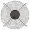 MULTICOMP MC32651 Fan Finger Guard, Axial Fans, 222.3 mm, 174 mm, Steel