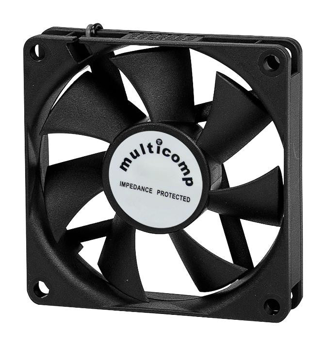 MULTICOMP MC36279 Axial Fan, 24 V, DC, 120 mm, 38 mm, 48 dBA, 138 cu.ft/min