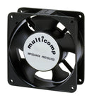 MULTICOMP MC19678 Axial Fan, 240 V, AC, 119 mm, 38.5 mm, 36 dBA, 70 cu.ft/min