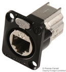 NEUTRIK NE8FDX-P6-B In-Line Adaptor, Feed Through, RJ45, Jack, 8 Ways, RJ45, Jack, 8 Ways