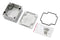 MULTICOMP MC001185 Metal Enclosure, Die Cast, With EPDM Continuous Seal, Wall Mount, Aluminium Alloy, IP67, 36.5 mm