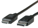 ROLINE 11.04.5780 CABLE, DISPLAYPORT-HDMI A, PLUG, 1M, BLK