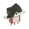 C&amp;K Components 7401J11ZQE22 Rocker Switch Miniature On-None-On 4PDT Non Illuminated Panel Mount Black 7000 Series