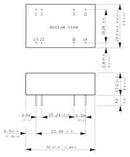 Traco Power TEN 3-1213 TEN 3-1213 Isolated Through Hole DC/DC Converter ITE 2:1 3 W 1 Output 15 V 200 mA