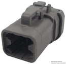 DEUTSCH DTP06-4S-E003 Connector Housing, IP68, DTP Series, Plug, 4 Ways, 6.71 mm, DTP Series Socket Contacts