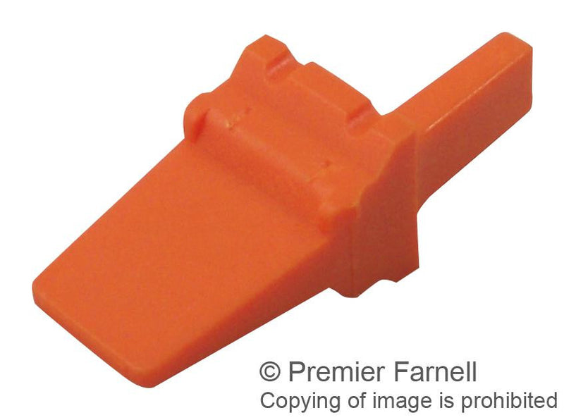 DEUTSCH WM-4P Connector Accessory, Orange, Wedge Lock, Deutsch DTM Series 4Pos Receptacle Connectors, DTM Series