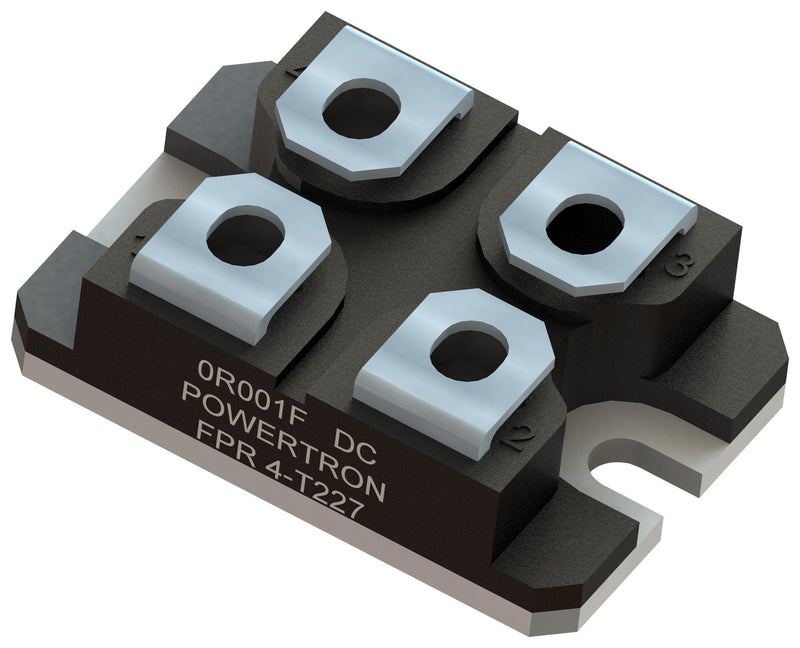 POWERTRON FPR 4-T227 0R100 G 1% Q Through Hole Current Sense Resistor, Screw, 0.1 ohm, 60 W, &iuml;&iquest;&frac12; 1%, FPR 4-T227 Series, Metal Foil