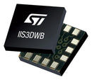 Stmicroelectronics IIS3DWBTR Mems Accelerometer Digital X Y Z &plusmn; 2g 4g 8g 16g 2.1 V 3.6 LGA