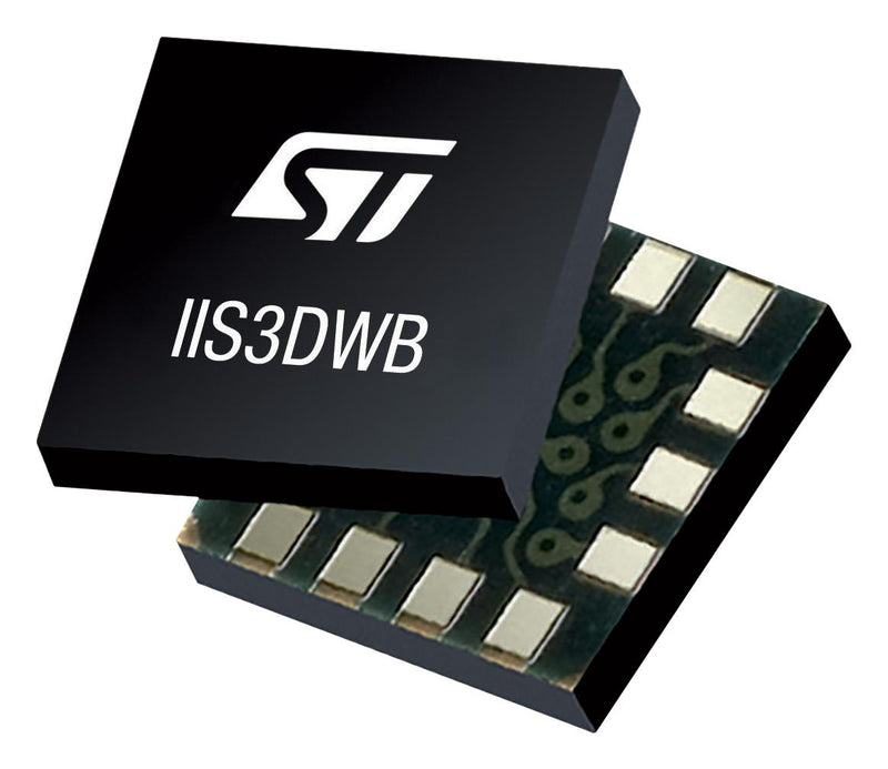 Stmicroelectronics IIS3DWBTR Mems Accelerometer Digital X Y Z &plusmn; 2g 4g 8g 16g 2.1 V 3.6 LGA