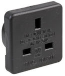 PRO Elec 1518C BLK Mains Adapter UK US 10 A Black Plastic Body 250 V