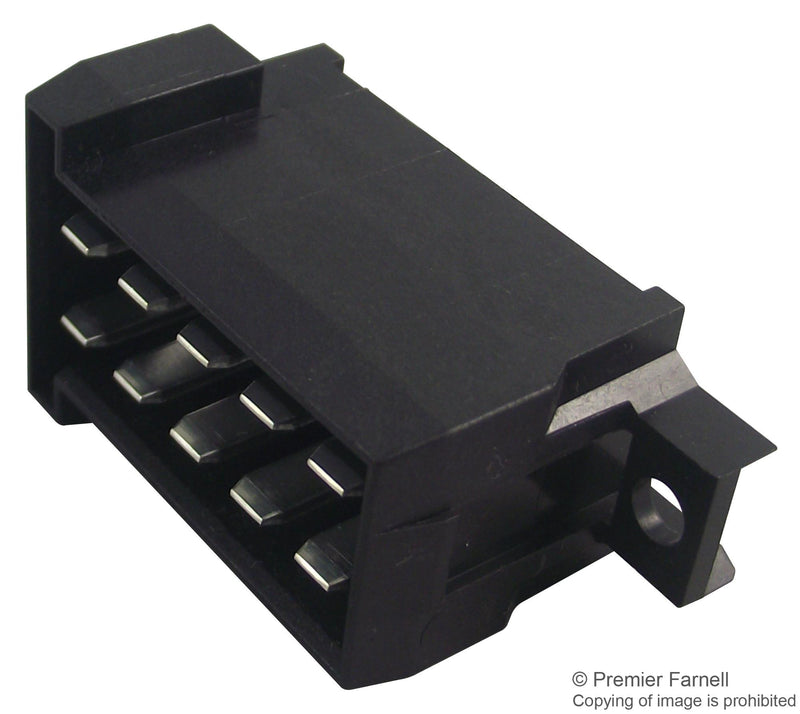 AMP - TE CONNECTIVITY 963357-4 Wire-To-Board Connector, 5 mm, 10 Contacts, Header, Junior Power Timer Series, Through Hole, 2 Rows