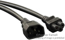 TRIPP-LITE P014-006 Mains Power Cord, IEC 60320 C14, IEC 60320 C5, 6 ft, 1.8 m, Black