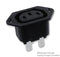 BULGIN PX0793/63 Power Entry Connector, PX0793 Series, Receptacle, 250 VAC, 10 A, Flange Mount, Quick Connect