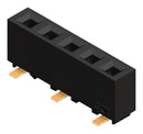 GCT (GLOBAL CONNECTOR TECHNOLOGY) BG125-10-A-1-1-0440-N-D Board-To-Board Connector, 2.54 mm, 10 Contacts, Receptacle, BG125 Series, Surface Mount, 1 Rows