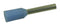 WEIDMULLER 9025740000 Wire Ferrule, 24 AWG, 0.25 mm&iuml;&iquest;&frac12;, Blue, PP (Polypropylene)