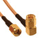 AMPHENOL RF 135103-01-06.00 RF / Coaxial Cable Assembly, SMA Right Angle Plug, SMA Straight Plug, RG316, 50 ohm, 6 ", 152 mm