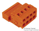 WAGO 231-634 Pluggable Terminal Block, 5.08 mm, 4 Ways, 28 AWG, 12 AWG, 2.5 mm&iuml;&iquest;&frac12;, Clamp