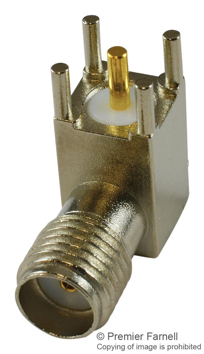 MOLEX 73391-0080 RF / Coaxial Connector, SMA Coaxial, Right Angle Jack, Through Hole Right Angle, 50 ohm