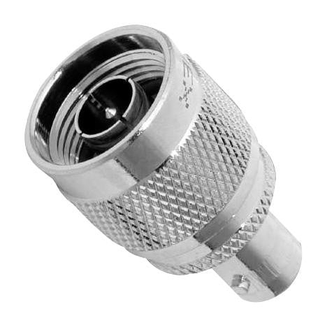 AMPHENOL RF 242121 RF / Coaxial Adaptor, Inter Series Coaxial, Straight Adapter, N, Plug, BNC, Jack