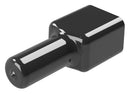 Amphenol SINE/TUCHEL AT8P-BT-BK Boot (BACKSHELL) for 8-WAY Receptacle Black 33AH6414