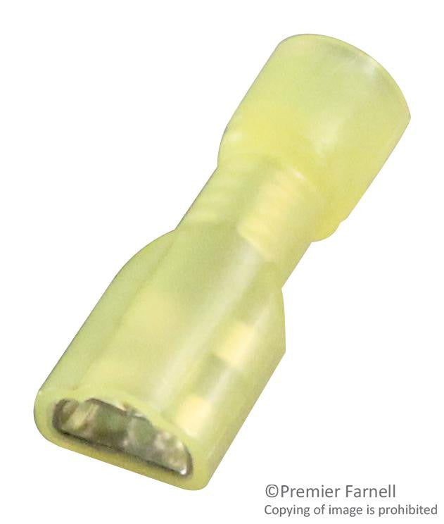 PANDUIT DNF10-250FIB-L TERMINAL FEMALE DISCONNECT 0.25IN YELLOW