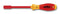 Wiha 322-13 Nut Driver VDE Insulated SoftFinish&reg; Handle Chrome Vanadium Steel 13mm x 243mm