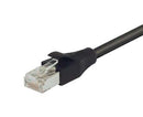 L-COM TRD695SCR-BLK-10 TRD695SCR-BLK-10 Enet Cable CAT6 RJ45 PLUG-PLUG 10FT