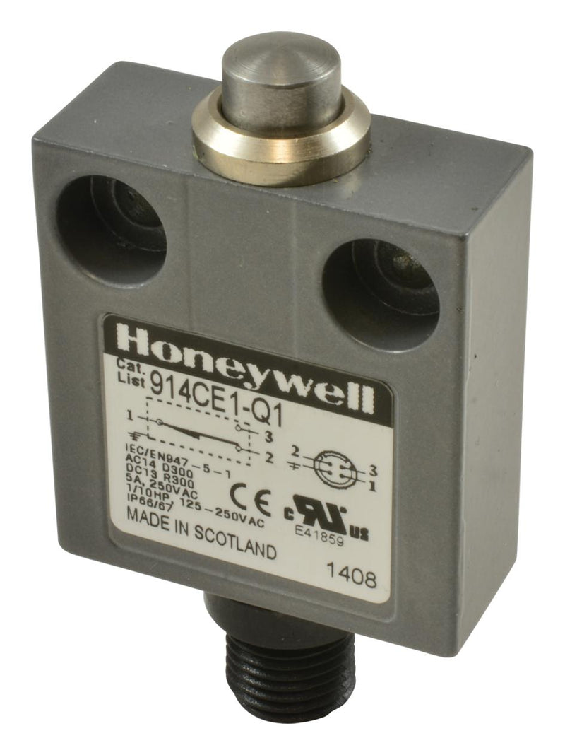 Honeywell 914CE1Q1 Limit Switch TOP Plunger SPDT-1NO/1NC