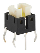 ALCOSWITCH - TE CONNECTIVITY FSMIJ62BPG04 Tactile Switch, Illuminated, 12 V, 50 mA, 160 gf, Through Hole, FSMIJ Series