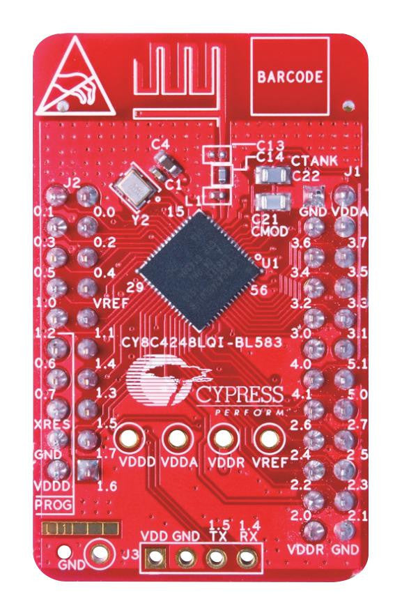 CYPRESS SEMICONDUCTOR CY8CKIT-143A Development Board, Bluetooth, Psoc 4 BLE, CY8C4248LQI-BL583