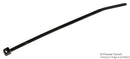 PANDUIT MS3367-4-0 Cable Tie, Nylon 6.6 (Polyamide 6.6), Black, 99 mm, 2.5 mm, 22 mm, 18 lb