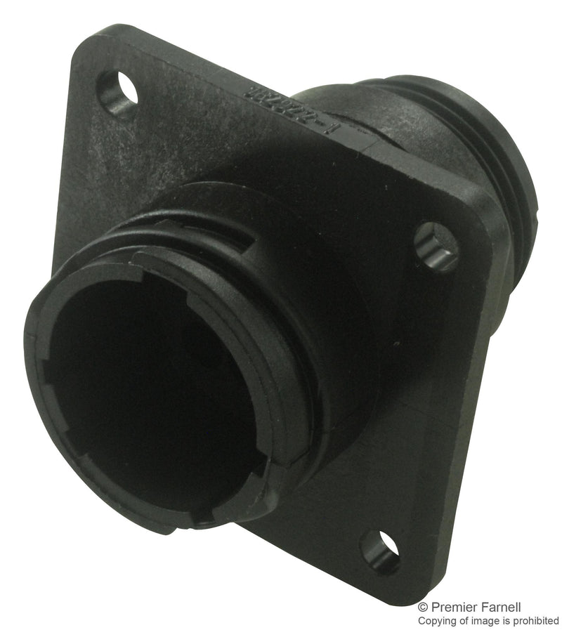 TE CONNECTIVITY 182922-1 Circular Connector, CPC Series 1, Panel Mount Receptacle, 9 Contacts, Thermoplastic Body