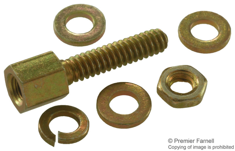 ITT CANNON D20418-50 D Sub Jack Screw, 12.7 mm, 4-40