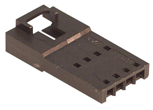 MOLEX 70107-0003 Connector Housing, SL 70107 Series, Plug, 4 Ways, 2.54 mm, Molex SL 70021 Series Pin Contacts