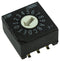 MULTICOMP RBM3-10RBVB Rotary Coded Switch, Flat-head, RBM Series, SMD, 10 Position, 24 VDC, BCD, 150 mA