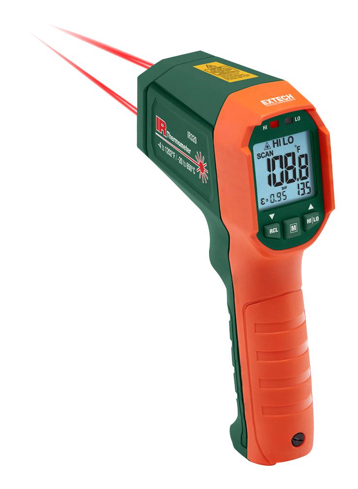 Extech Instruments IR320 IR / Infrared Thermometer -20&deg;C to +650&deg;C 0 &deg;C 50