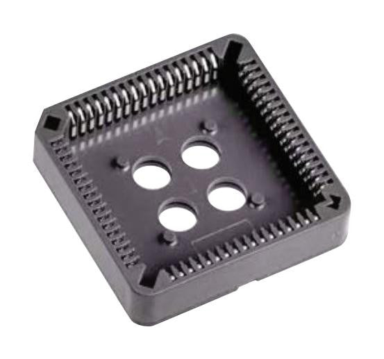 3M 8452-11B1-RK-TP IC & Component Socket, 8400 Series, PLCC Socket, 52 Contacts, Tin Plated Contacts