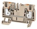 WEIDMULLER 2051180000 DIN Rail Mount Terminal Block, 2 Ways, 26 AWG, 12 AWG, 4 mm&sup2;, Push In, 32 A