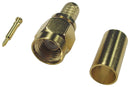 MULTICOMP MC001470 RF / Coaxial Connector, SMA Coaxial, Straight Plug, Crimp, Brass